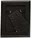 Malden 6x8 Picture Frame - Wide Real Wood Molding, Real Glass - Black