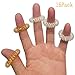 Spiky Sensory Finger Rings, Stress Relief Fidget Sensory Toys(Pack of 12),Fidget Rings Kids Teens & Adults Silent Stress Reducer & Massager for Fidget ADD ADHD OCD Autism