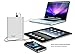 Lizone Extra Pro 40000mAh External Battery Charger for Apple MacBook Pro Air...HP and Lenovo...USB Power Bank Charger for Apple iPad iPhone; Samsung MOTO LG HTC...Aluminum UniBody Silver 40000mAh