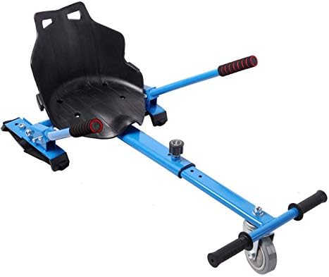 RCB Hoverkart Gyropode Hoverboard Kart pour Enfant et Adulte, Overboard Electrique Kart avec Bluetooth-Musique/LED-Roue Clignotante, E-Skateboards Cadeau pour Noël