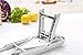 Mandoline Slicer w/ 5 Adjustable Blades - Vegetable Slicer - Food Slicer - Vegetable Cutter - Cheese Slicer - Vegetable Julienne Slicer with 5 Surgical Grade Stainless Steel Blades (White)
