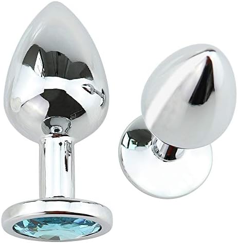 AOLITETT AYL-357894 New Stainless Steel Ańal Plùg, Three Models to Choose from, Suitable for Men and Women (Color : Metallic, Size : M)