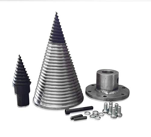 Drillkegel 230 mm Spaltgerät 230/2/+F3T Drillkegel Kegelspalter Holzspalter mit Flansch für Rotator 3T – Bild 5