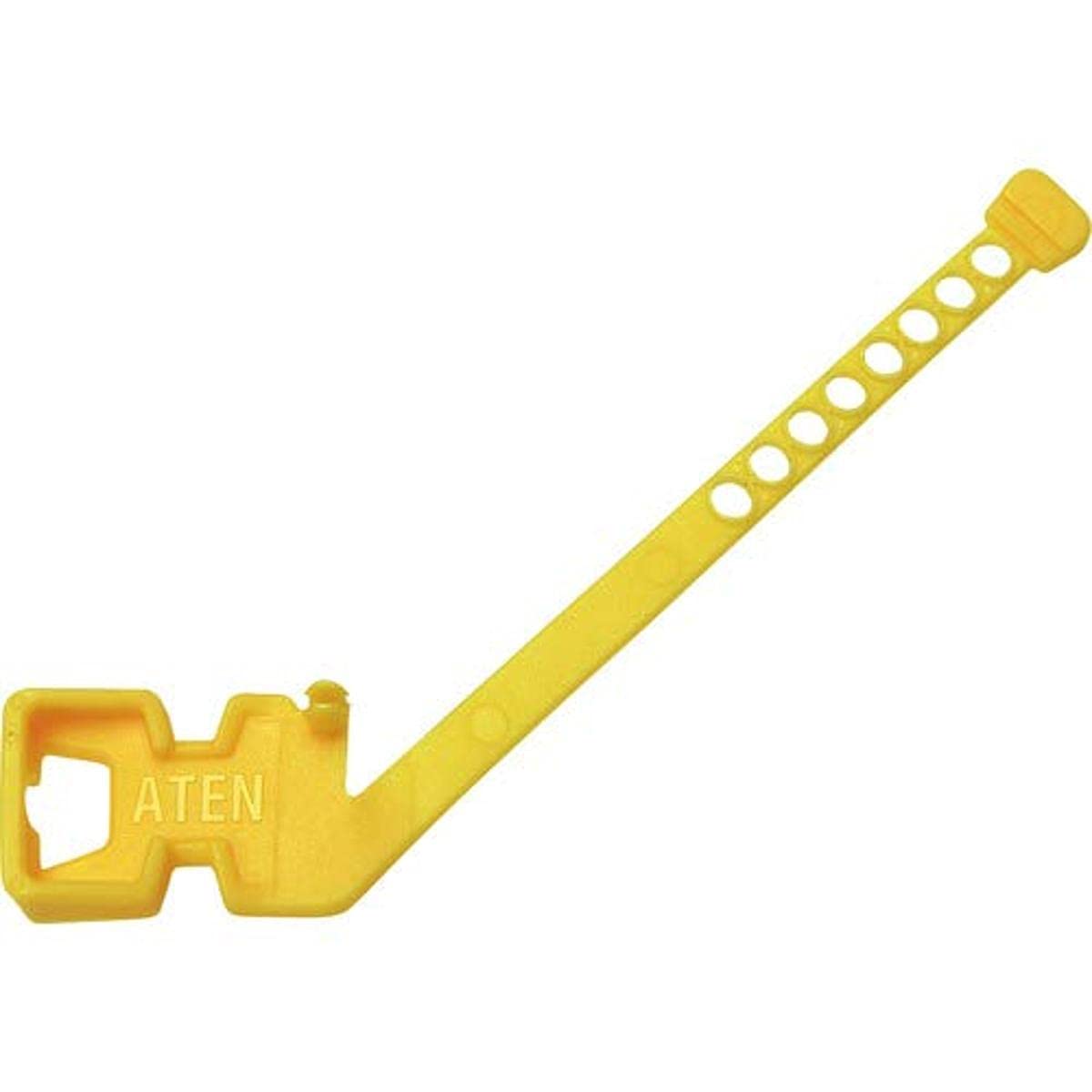 LockPro HDMI Cable Lock 2X-EA12 ATEN Ensures Strong and Reliable HDMI Cable Connections (10 Pieces per Pack), Yellow, one Size