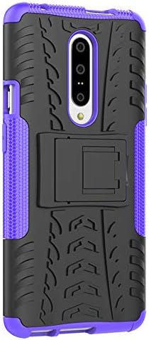 Yuanhuiheng One Pius 7 Case, Rugged and Shockproof Case Double Armor Combination Cover, use PC+TPU Material Built-in Bracket Compatible One Pius 7(Purple)