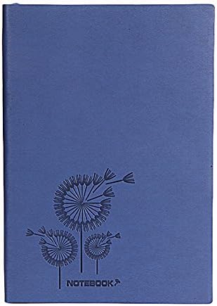 NectaRoy PU Leather Cover Notebook Writing Journal Diary, Dandelion Pattern Daily Notepad to Write in, Lined Paper, Size 212*148mm