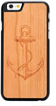 CARVED Anchor Engraved Cherry iPhone 6/6s Black Case