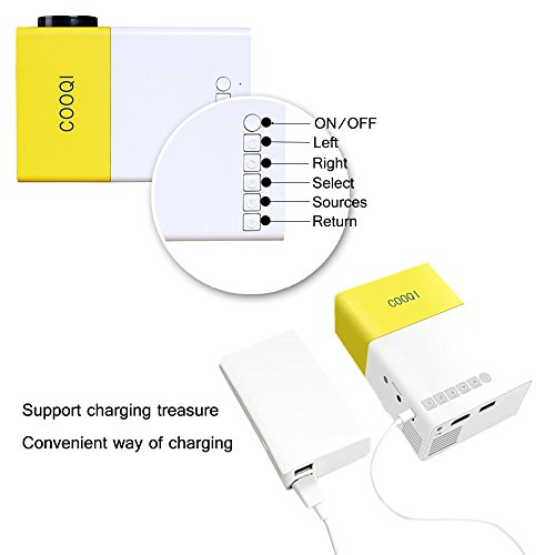 COOQI-Mini-Portable-Pocket-Projector-Home-Theater-Support-1080p-WhiteYellow