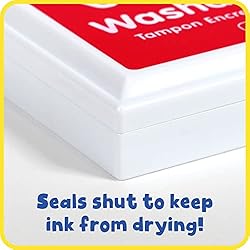 READY 2 LEARN Washable Stamp Pad - Red - Non-Toxic