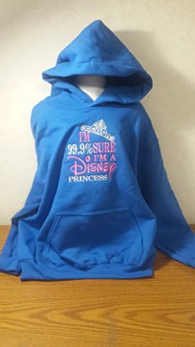 99% Sure I'm a Disney Princess Womens Teens Hoodie Hoody Sweatshirt Pullover Top