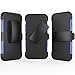 iPhone 8 Plus Holster Case, iPhone 7 Plus Belt Clip Case, Fosmon STURDY [Locking Swivel Belt Clip | Kickstand] Rugged Heavy Duty Shock Proof Case for Apple iPhone 8 Plus, iPhone 7 Plus 5.5 (Blue)