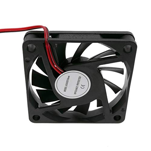 BeMatik-Ventilador-de-chasis-60x60x10-mm-de-12-VDC-para-Caja-de-Ordenador-con-rodamiento-de-Bolas-VL043