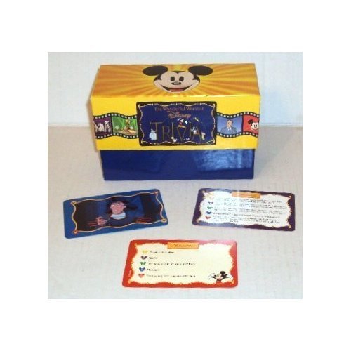 Buy The Wonderful World of Disney Trivia Game Card Set Online at