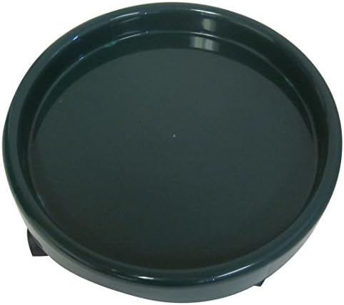 PlastmeccanicaPlant Caddy, Use Indoor or Outdoor, Four Wheels, Extra Large Lip, Sturdy Plastic, Italian, Green