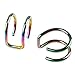 Jovivi 3 Pairs Men Women Stainless Steel Ear Cuffs Non-Pierced Clip On Wrap Earrings Fake Ear Cartilage Cuff Earrings