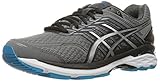 ASICS Men's GT-2000 5 Running Shoe, Carbon/Silver/Island Blue, 12 M US