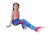 Wentas Girls Princess Sparkle Mermaid Tail 3pcs Sets Swimmable Bikini Swimwear