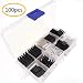 Easycargo 100pcs Heatsink Kit Small Cooler Heat Sink Set for Cooling Development Board Laptop CPU GPU VGA RAM VRAM VRM IC Chips LED MOSFET Transistor SCR Southbridge Northbridge Voltage Regulator