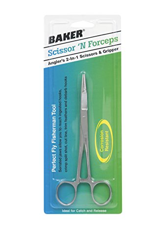 Baker BSF65 6-1/2-Inch Straight Scissors/Forceps - Thumbnail 2