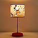 Disney Mickey Mouse 90th Anniversary Stick Table Kids Lamp With Pull Chain, Themed Printed Decorative Shade