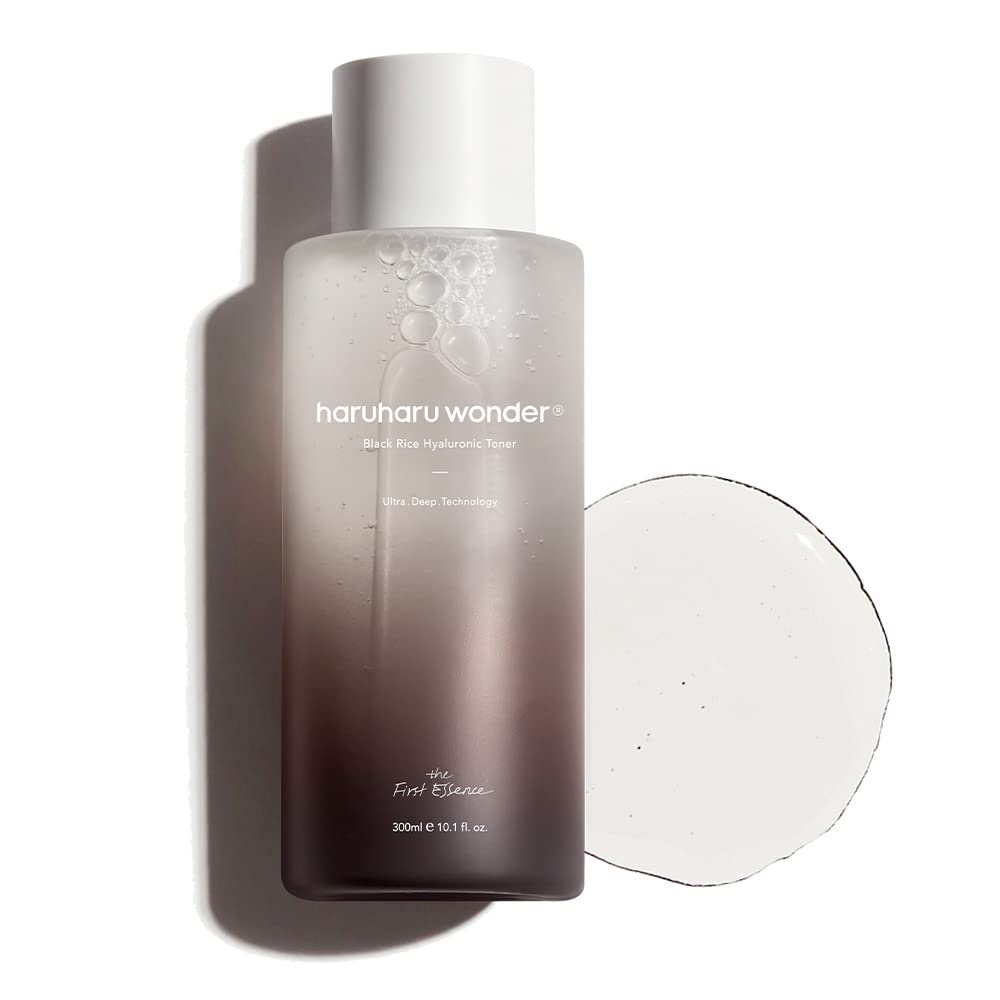 HARU＊HARU haruharu Black Rice Hyaluronic Toner, 10.1 fl.oz, Lavender Scent
