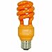 Feit Electric BPESL13T/O 13-Watt Compact Fluorescent Mini Twist Orange Bulb