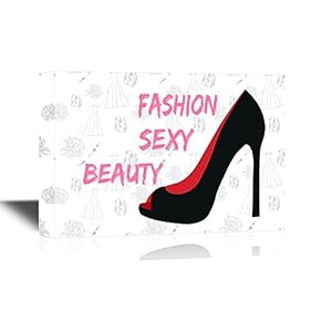 Fashion Sexy Beauty Concept with Black Highheel