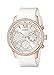GUESS Women's Stainless Steel Classic Silicone Watch, Color:Rose Gold-Tone/White (Model: U0616L1)