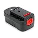 POWERAXIS HPB18 18-Volt Replacement Battery for Black & Decker 244760-00 HPB18 Battery A1718 A18 A18E HPB18-OPE Firestorm FS180BX FS18BX FS18FL FSB18 Black and Decker 18V Battery (Black) primary