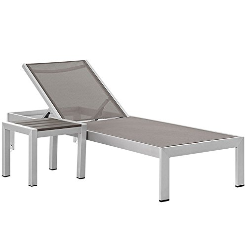 Modway Pax 2 Piece Outdoor Patio Aluminum Set WL-02903-MW
