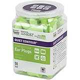 Flents Quiet Contour Ear Plugs/Earplugs | 50 Pair | NRR 33 | Made in The USA