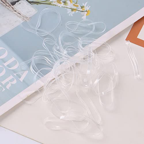 Clear Hair Elastic Bands and Rubber Band Cutter, 1000pcs Disposable Non-slip Rubber Hair Bands, Pain Free Ponytail Remover Cutter Tool, MAZBFF Ponytail Holders Hair Styling Accessories Tools Soft Hair Elastics Ties Bands