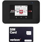 Verizon Wireless Jetpack Netgear AC791L | Mobile Hotspot for Travel | 4G Mobile Portable WiFi | Unlocked Globally | Speed up to 300 Mbps | Battery Usage 20 Hours | EVDO-LINK Bundle - Verizon Sim Card