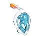 Tribord/Subea Easybreath (Latest Version) Full Face Snorkel Mask  with Enhanced Anti-Fog and Anti-Leak Technology, Atoll S/M