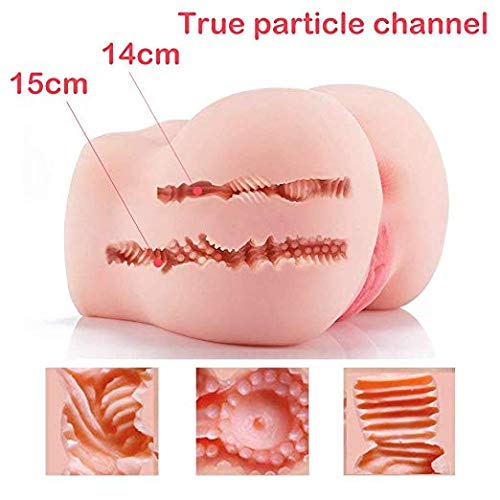 Realistische Muschi Masturbator Masturbieren Mann Nabini 3D Silicone Vagina Taschenmuschi für Männer Erotik Penis Sexspielzeug für Männer mit Extra Eng Vagina und Anal 3.5kg ...