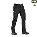 M-Tac Winter Tactical Pants for Men Softshell Insulated Fleece Lined Cargo Pants (Black, M)