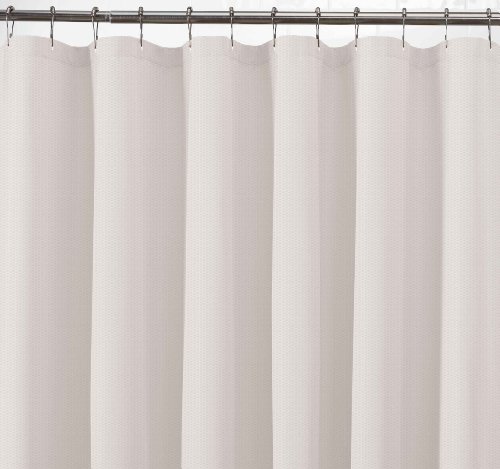 MAYTEX Norwich Textured Fabric Shower Curtain or Liner