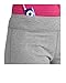 Womens Dri-more Stretch Core Capri Bermuda Pants Activewear Loungewear (M, Gray)