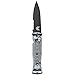 Benchmade - 531 Knife, Drop-Point Blade, Serrated Edge, Coated Finish, Gray and Black