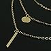Ularmo 2015 New Hot Fashion Women Bang Bang Multilayer Pendant Chain Statement Necklace (gold)