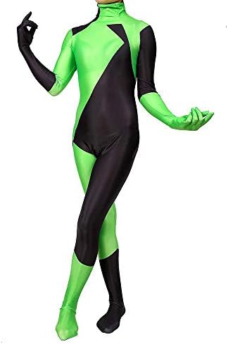 Joyfunny Kim Possible Jumpsuit Deluxe Halloween Cosplay Women Costume