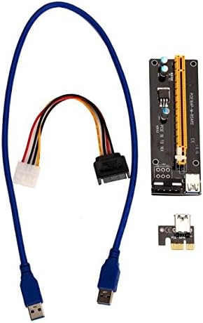 PCI-E Express Powered Riser Card W/ USB 3.0 extender Cable 1x to 16x Monero