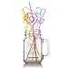 ISusser 50pcs Crazy Loop Straws, Christmas Straws, Crazy Reusable Drinking Straws In Assorted Colors, Great For Parties, Carnivals, Fun, BPA FREE