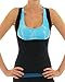 LAZAWG Womens Slimming Sweat Vest Hot Neoprene Shirt Body Shapers for Weight Loss Pure Black XX-Large