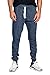 PROGO USA Men's Joggers Sweatpants Basic Fleece Marled Jogger Pant Elastic Waist (X-Small, Marled Navy)