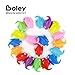 Boley 24 Piece Rainbow Fish Bath Toys – Colorful Floating Educational Pool Toys for Babies, Toddlers, and Kids – Perfect for Bath Tubs and Pool Games – Vibrant Colors and Soft Silicone Interiors