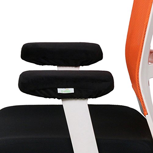 U-miss chair armrest-office chair arm pads with memory foam and w…