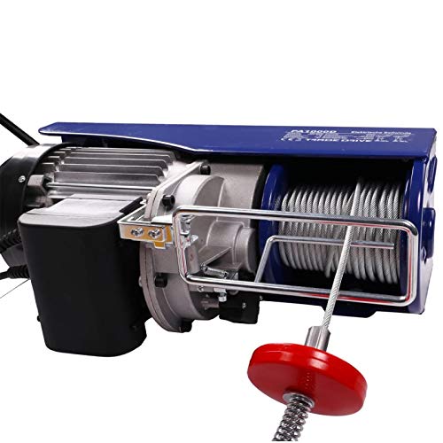 Pallit elektrische Seilwinde HOIST | 500 kg/12 m | 1000 kg/6 m | inkl. Fernbedienung mit 1,6 m Kabellänge | Seilzug elektrisch – Bild 4