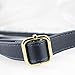 Capri Designs Small Clear Crossbody Bag, Transparent Stadium Approved Purse for Women - Navy