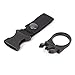 F Flammi 3Pcs Hanging Buckle Portable Water Bottle Ring Holder Mineral Water Bottle Clip for Backpack Belt Outdoor Camping Hiking Traveling (Black)